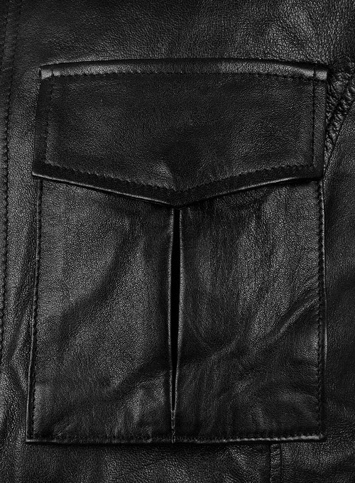 Black Leather Jacket # 126 - Click Image to Close