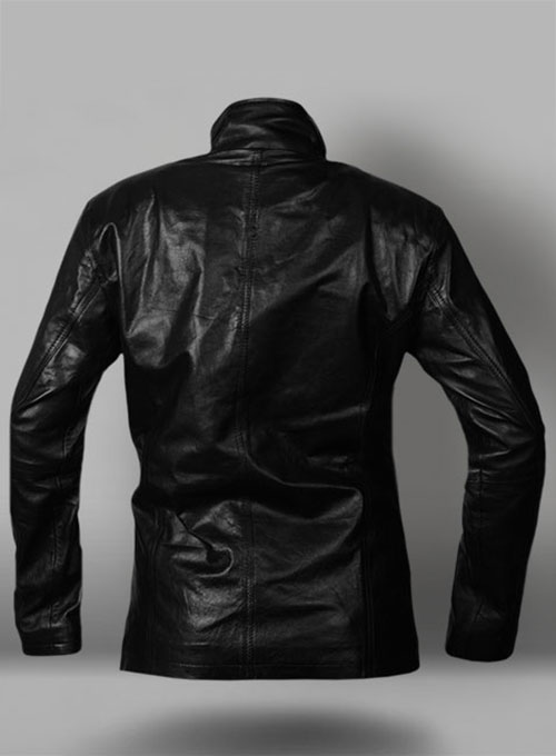 Black Leather Jacket # 126 - Click Image to Close