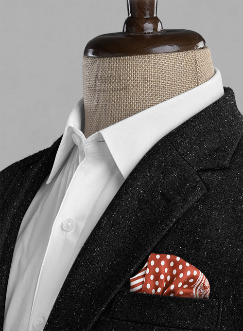 Black Flecks Donegal Tweed Jacket