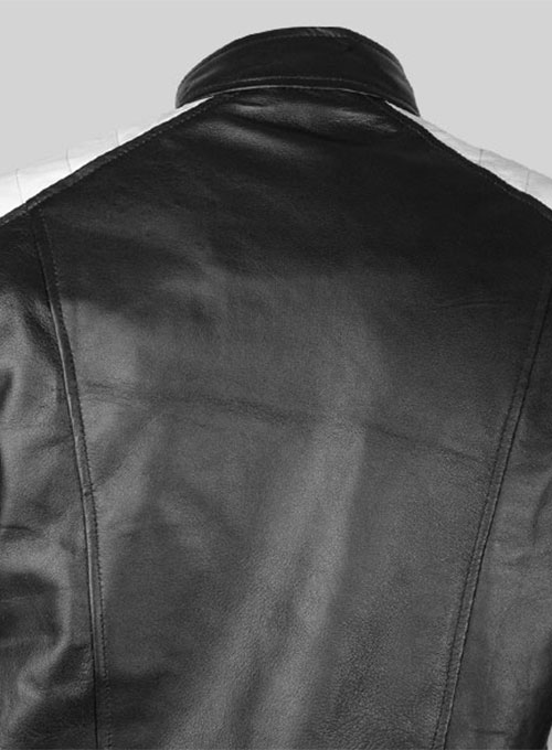 Black Fight Club Leather Jacket - Click Image to Close