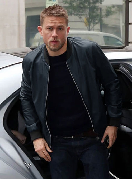 Charlie Hunnam Leather Jacket #2