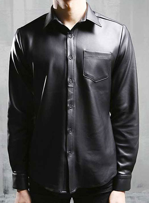 Classic Leather Shirt - Click Image to Close