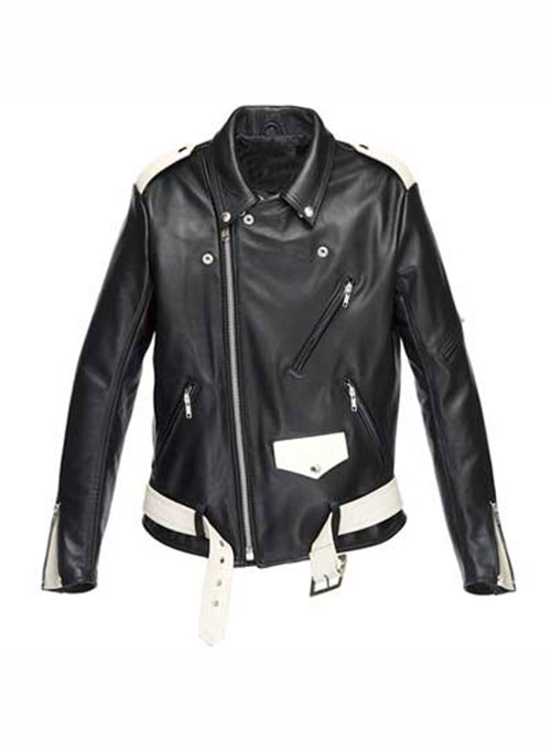 Combo Leather Jacket - # 136 - Click Image to Close