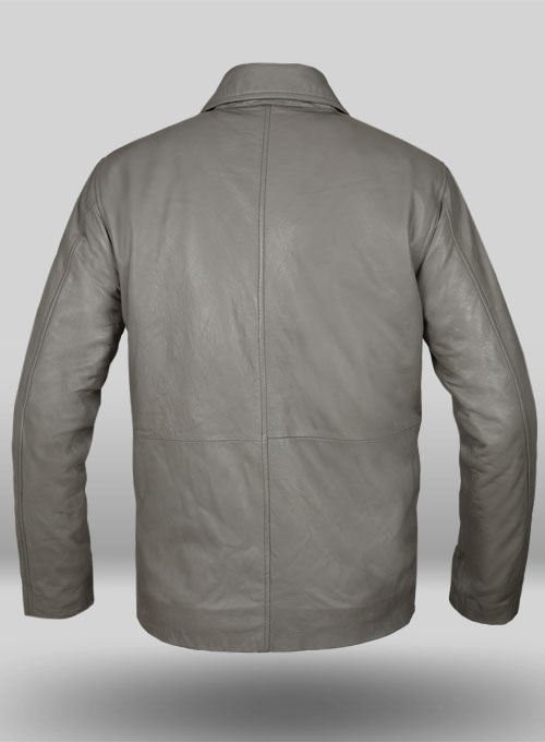 Croma Gray Leather Jacket - M Regular