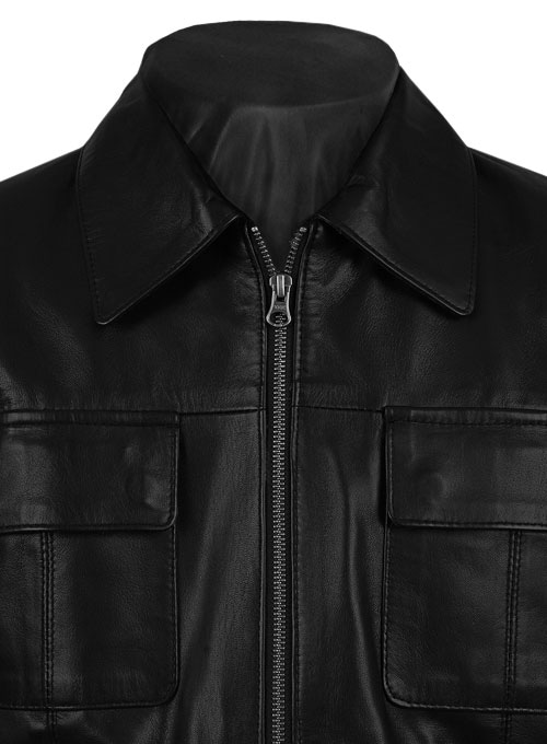 Damon Salvatore Leather Jacket - Click Image to Close