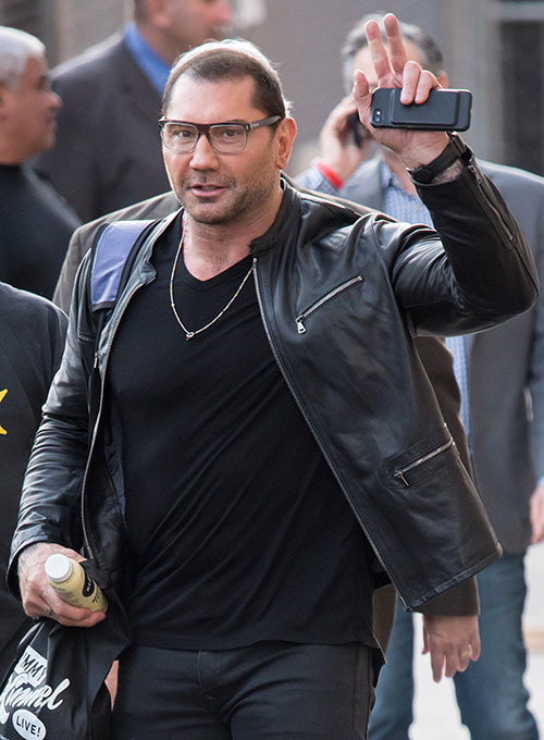 Dave Bautista Leather Jacket