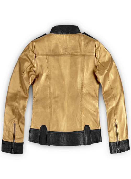 Golden Leather Jacket # 514 - Click Image to Close