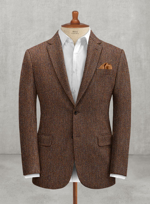 Haberdasher Wine Tweed Jacket