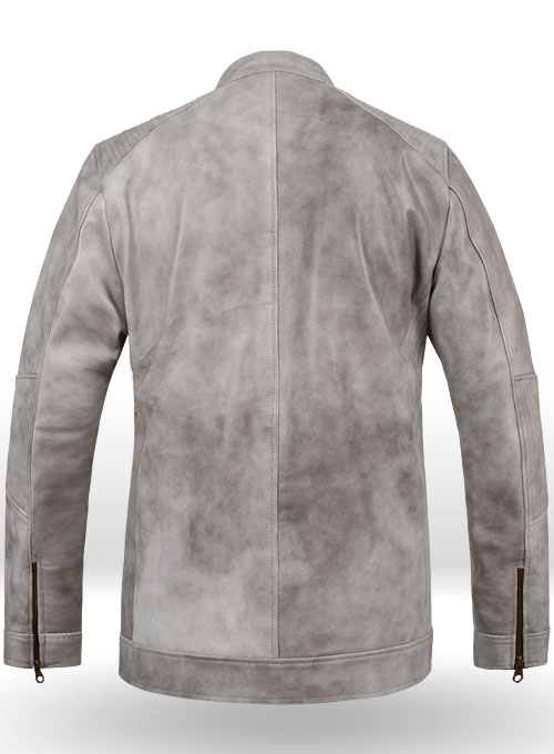 Harbor Gray Leather Jacket # 656 - Click Image to Close