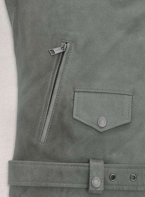 Harbor Gray Leather Jacket # 212