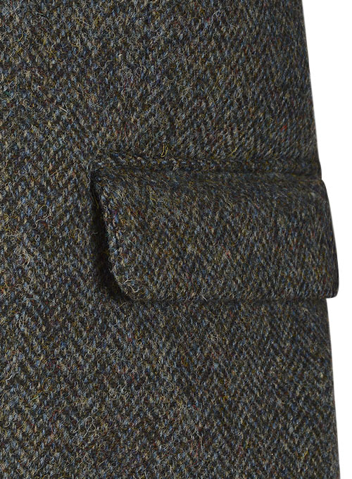 Harris Tweed Ridge Blue Herringbone Jacket