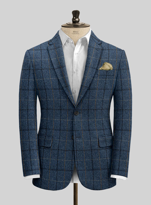 Harris Tweed Gordon Blue Jacket