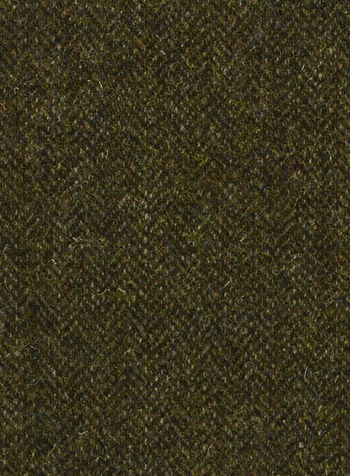 Harris Tweed Melange Green Herringbone Jacket