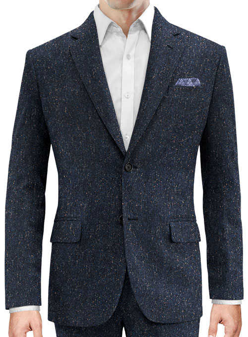 Haute Blue Flecks Donegal Tweed Jacket
