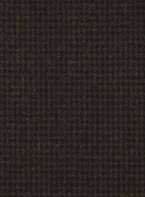 Houndstooth Dark Brown Tweed Jacket