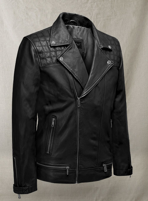 Ironwood Black Biker Leather Jacket