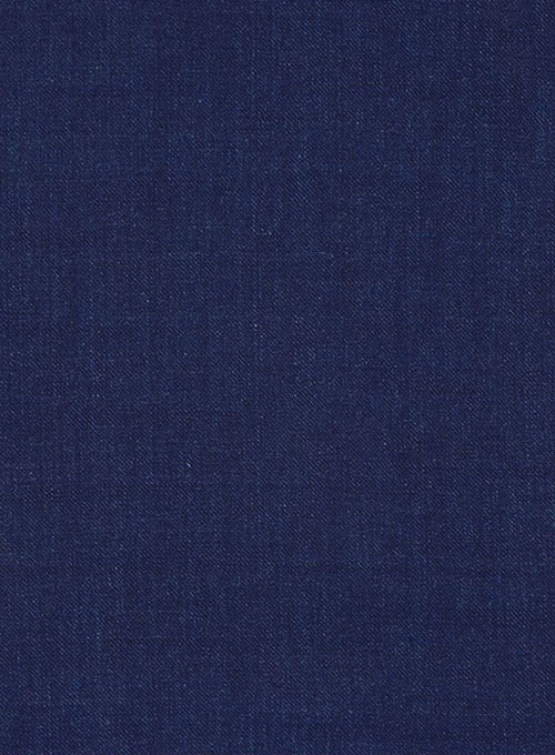 Italian Brandy Blue Linen Jacket - Click Image to Close