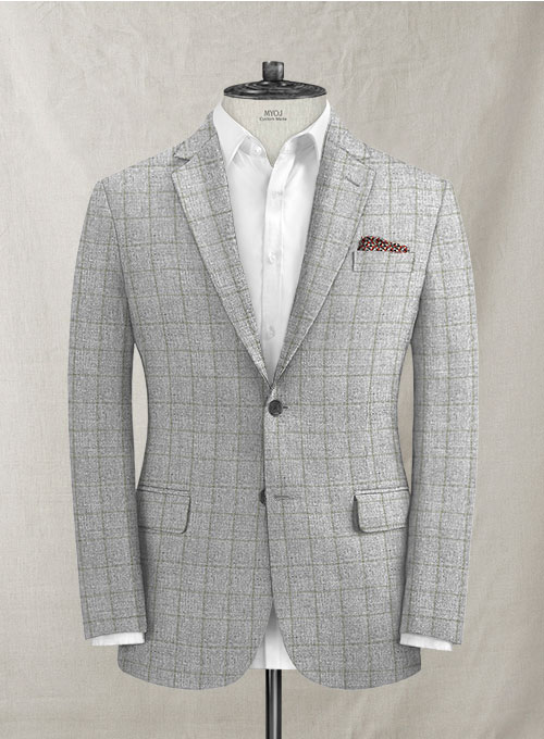 Italian Linen Sirile Checks Jacket