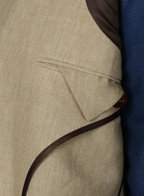 Italian Linen Unstructured Jacket - Click Image to Close