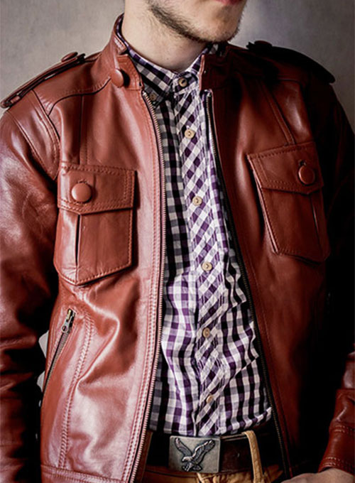 Leather Jacket #605