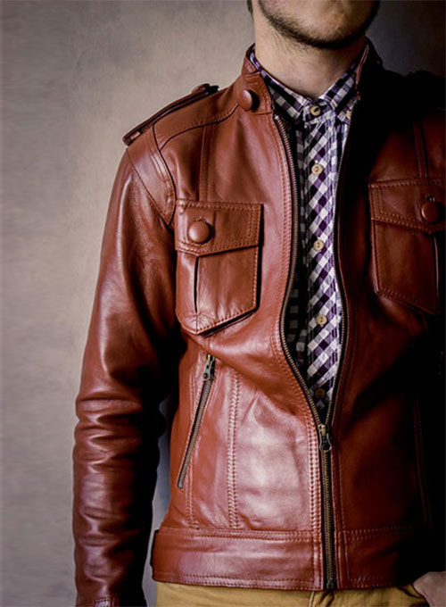 Leather Jacket #605