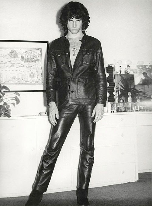 Jim Morrison Leather Jacket # 2 - Click Image to Close