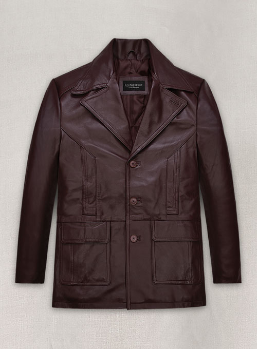 Johnny Depp Donnie Brasco Leather Blazer