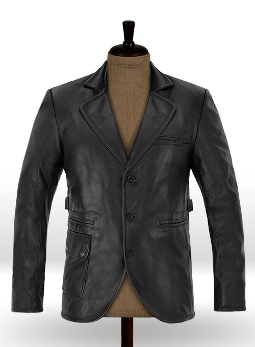 Jean-Claude Van Damme Until Death Leather Blazer