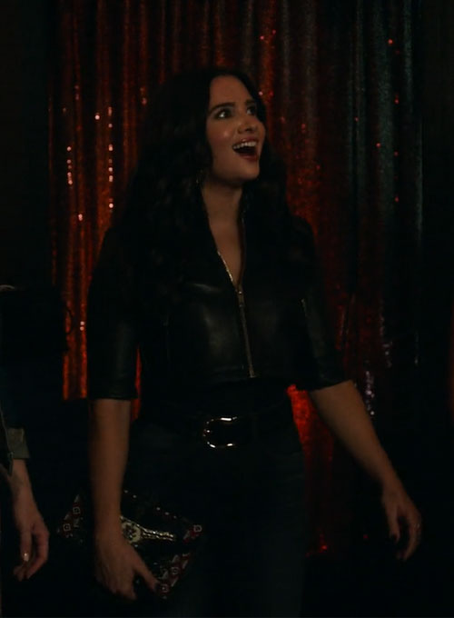 Katie Stevens The Bold Type Leather Jacket