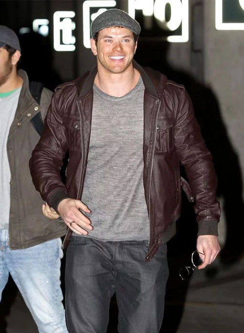 Kellan Lutz Leather Jacket #3