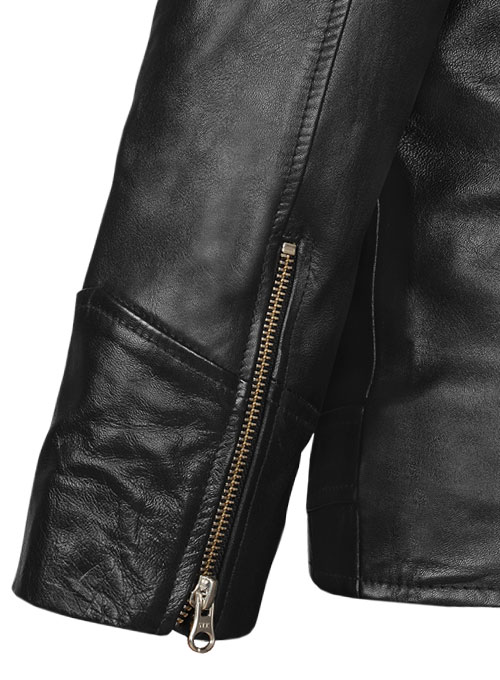 Pure Leather Biker Jacket #3 - Click Image to Close