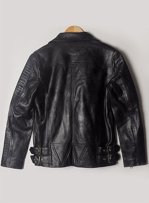 Leather Biker Jacket #444 - Click Image to Close