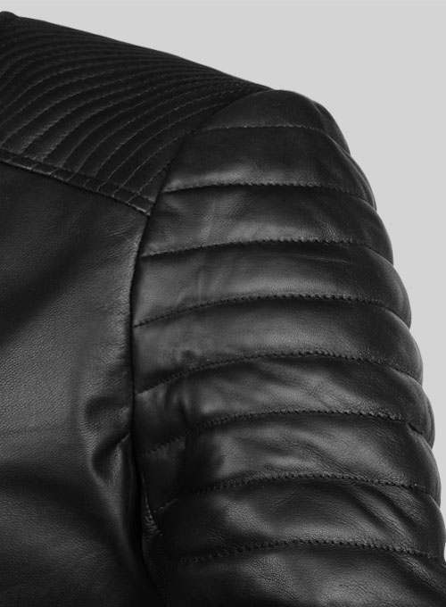 Leather Biker Jacket # 540 - Click Image to Close