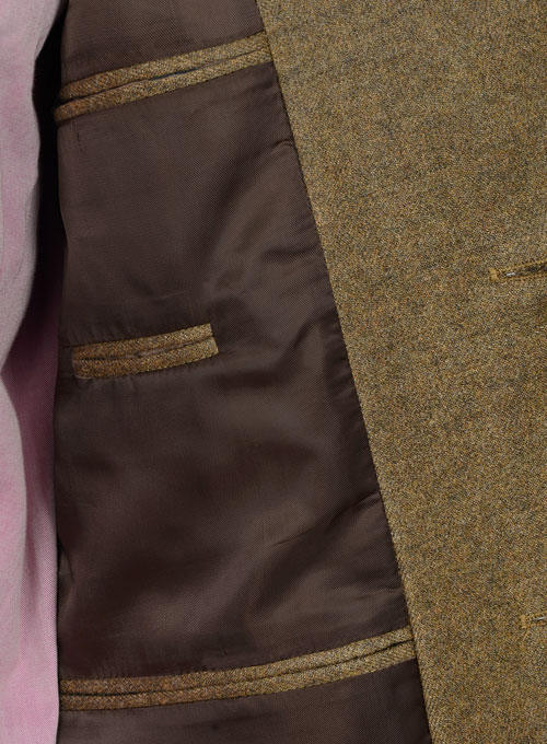 Light Weight Rust Brown Tweed Jacket - Click Image to Close