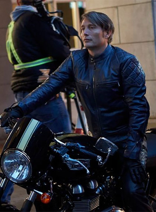 Mads Mikkelsen Hannibal Season 3 Leather Jacket