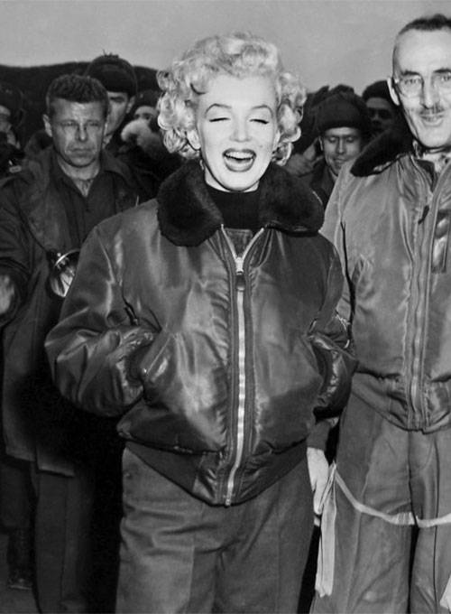 Marilyn Monroe Leather Jacket