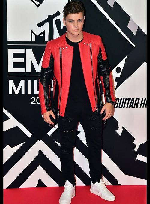 Martin Garrix MTV European Music Awards Leather Jacket