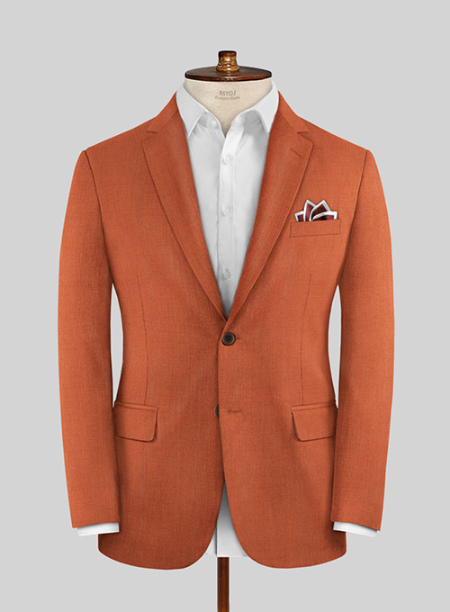 Napolean Runway Orange Wool Jacket