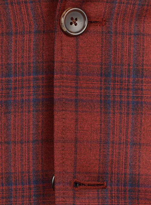 Napolean Tartan Red Manhattan Style Sports Coat