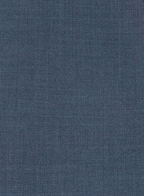 Napolean Slate Blue Wool Ivory Bar Jacket