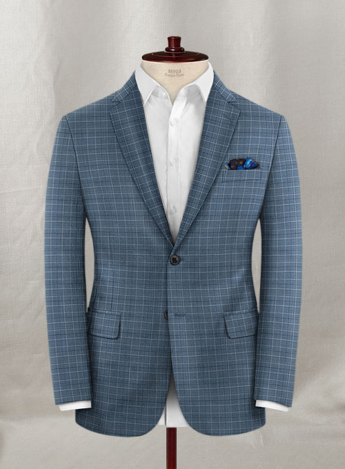 Napolean Tonia Blue Wool Jacket