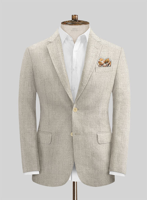 Pure Barn Beige Linen Jacket