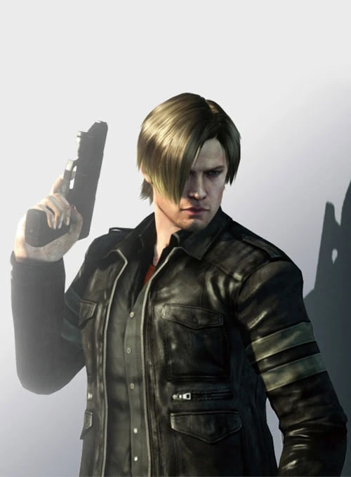 Resident Evil 6 Leon Kennedy Leather Jacket - Click Image to Close