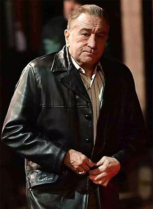 Robert de Niro The Irishman Leather Jacket