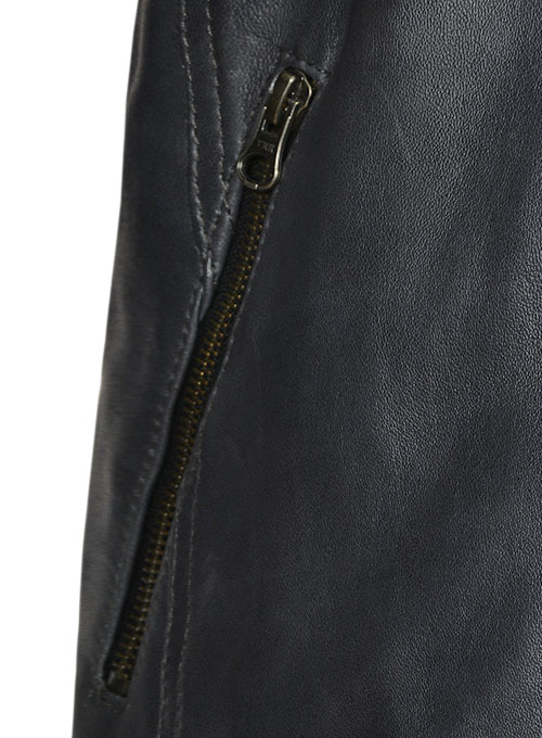 Rover Blue Leather Jacket # 653 - Click Image to Close