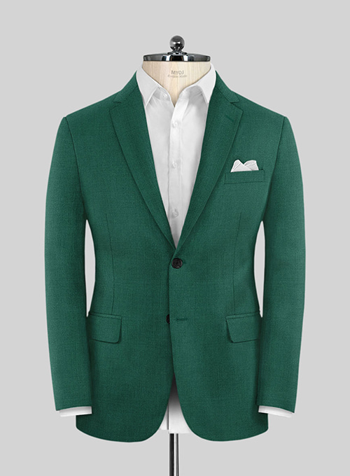 Scabal Oslo Green Wool Jacket