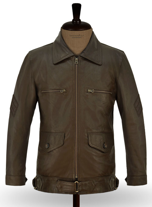 Scott Eastwood Fury Leather Jacket