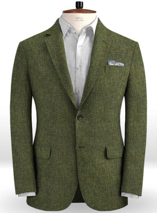 Solbiati Dew Green Linen Jacket