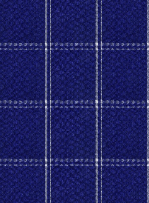 Solbiati Cobalt Blue Checks Seersucker Jacket