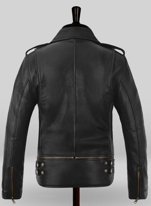 Trooper Biker Leather Jacket